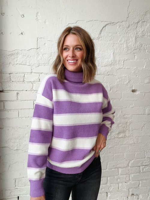 Purple Pop Sweater